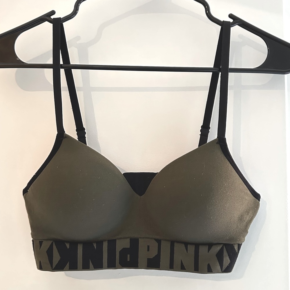 PINK Lightly Lined Bralette (S)